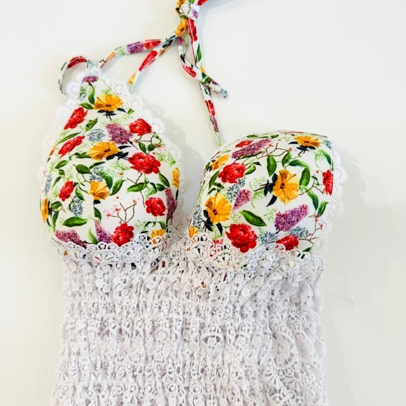 Charo Ruiz Ibiza Rola One Piece Swimsuit in White Bonita size M NEW - Picture 4 of 8